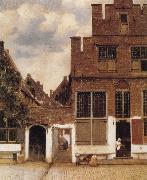 Jan Vermeer Street in Delft USA oil painting artist